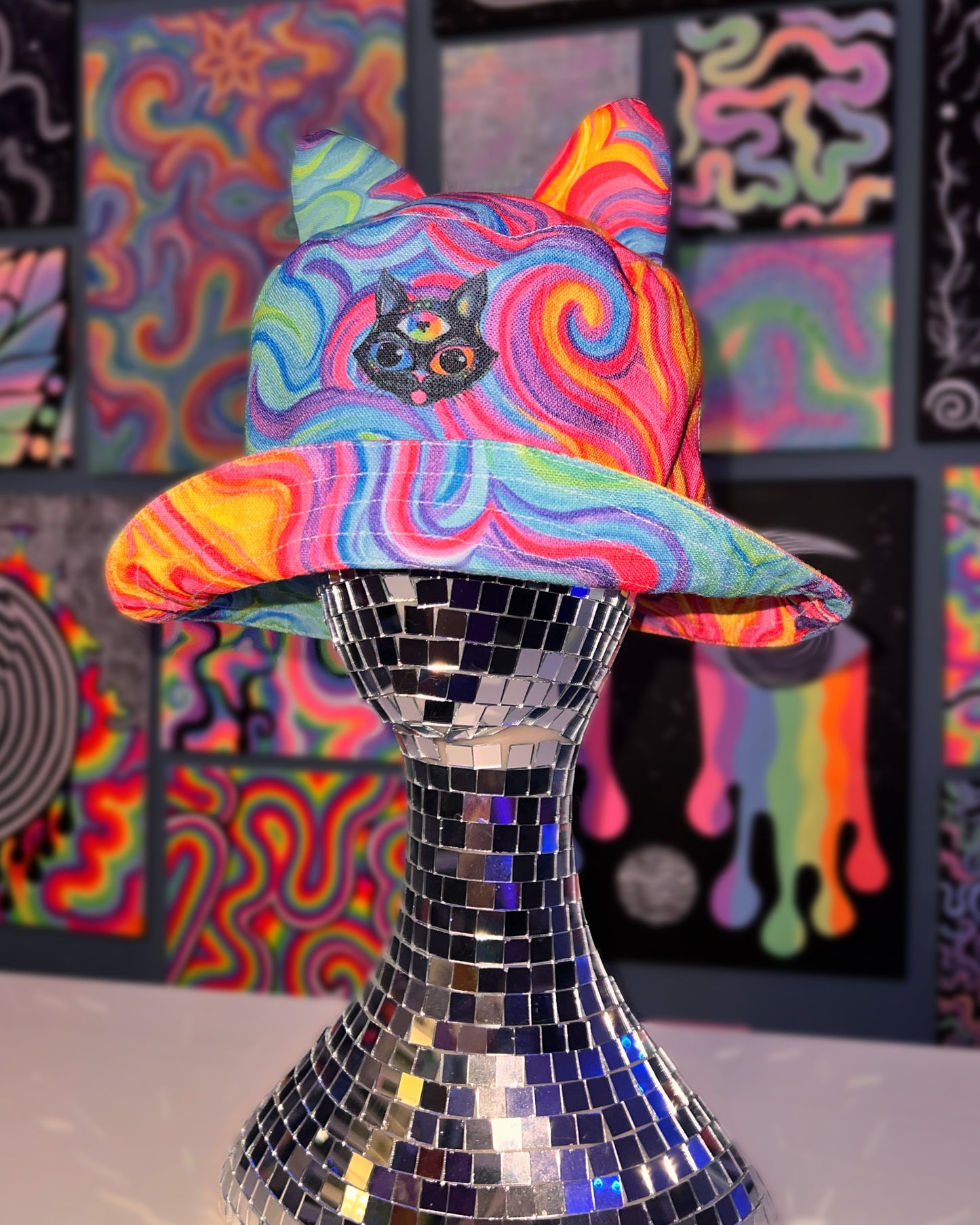 Custom Order: Cat Ears Bucket Hat (Choose a Design)