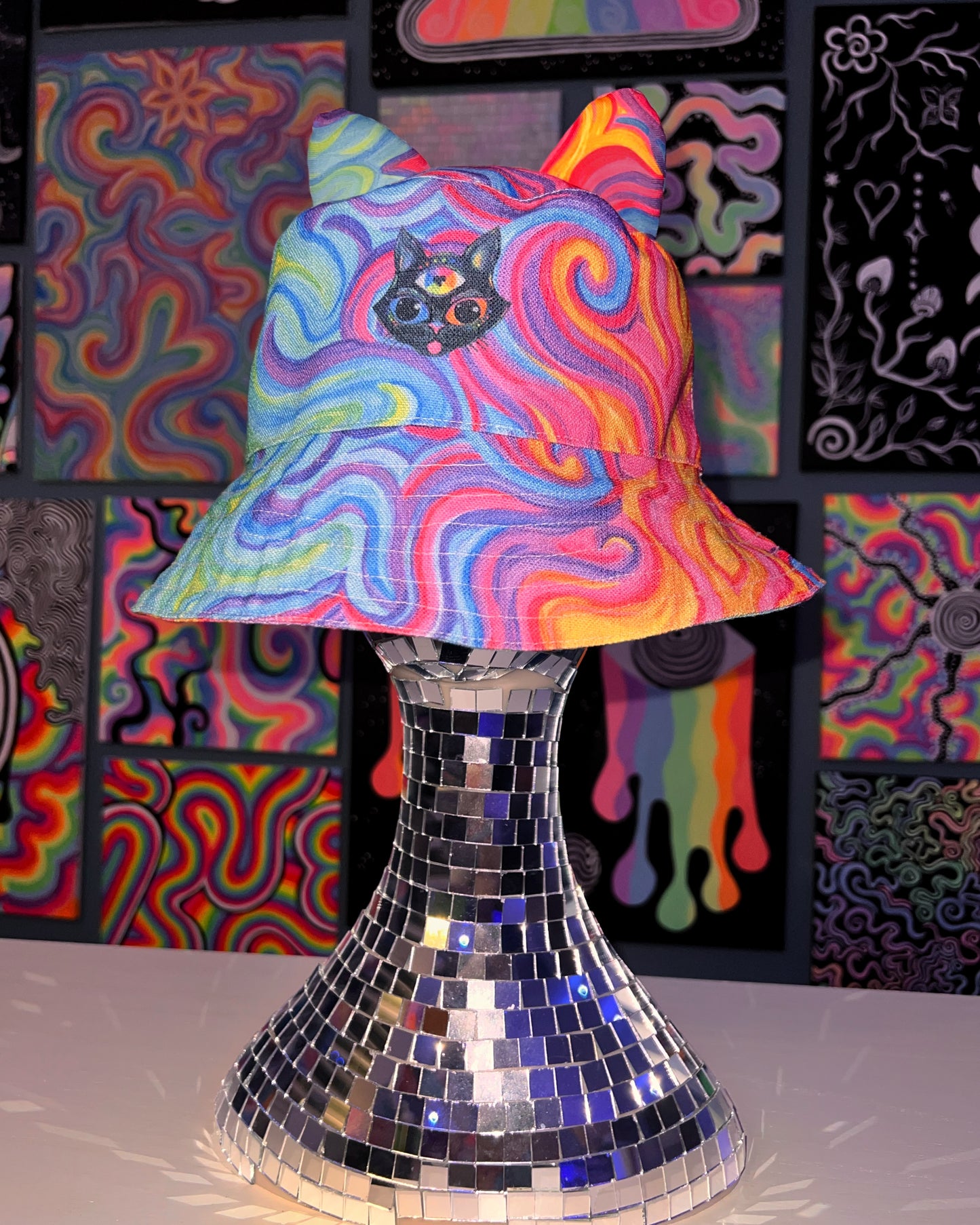 Custom Order: Cat Ears Bucket Hat (Choose a Design)