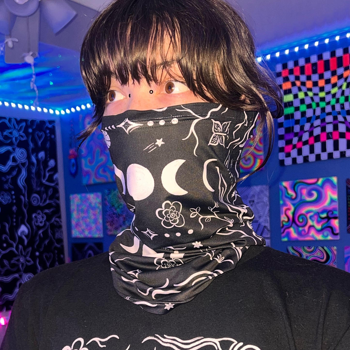 Stretchy Gaiter "Midnight Magic" Design