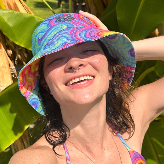 Reversible Bucket Hat "Elemental" Design