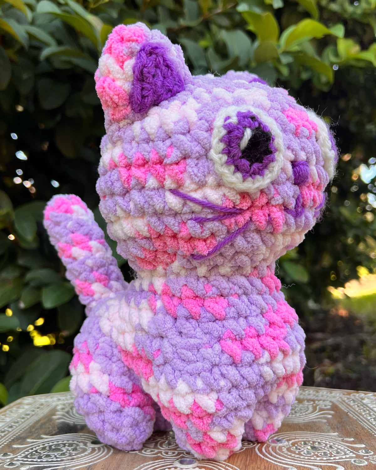 Crochet Kitty- Violet