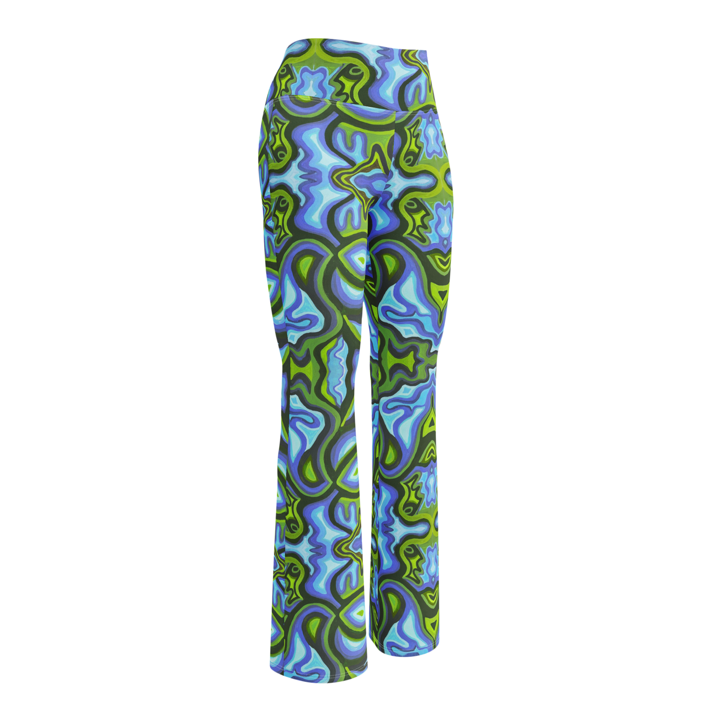 High Waisted Yoga Pants (+Internal Pocket)- "Gaia" Design