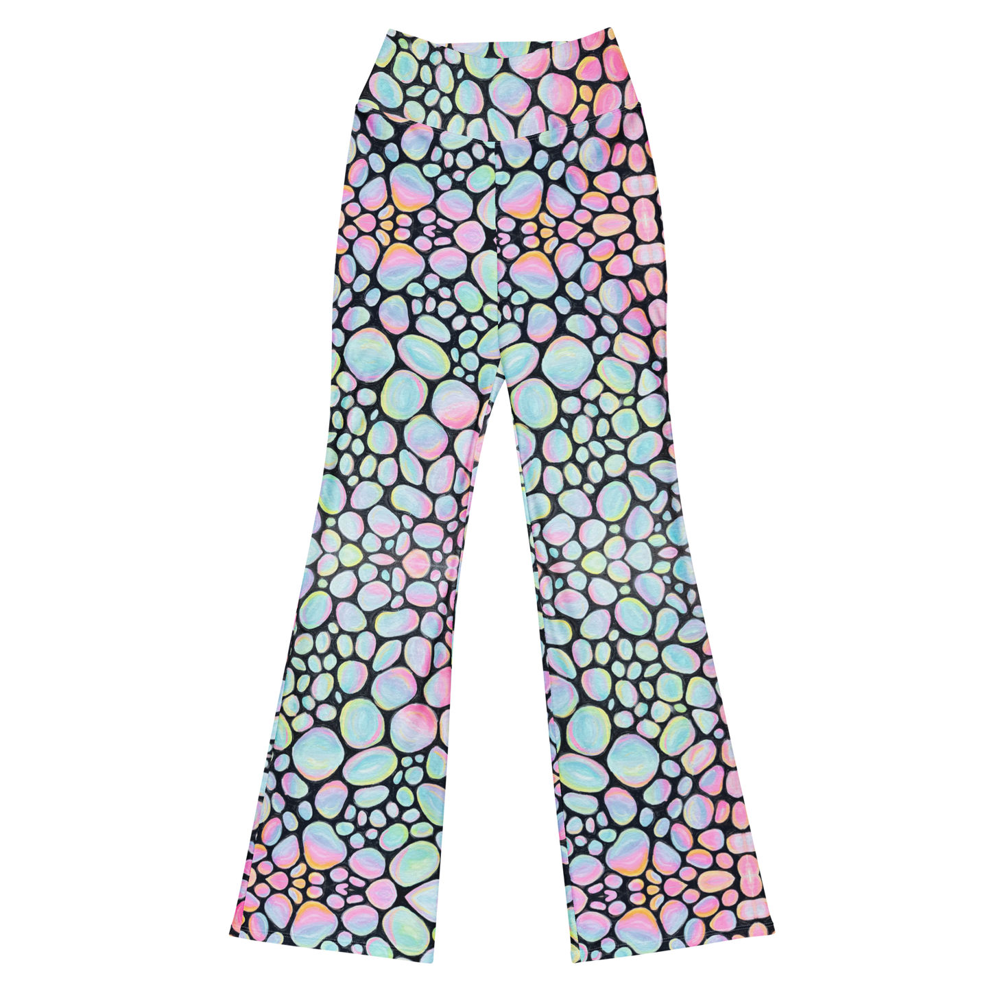 High Waisted Yoga Pants (+Internal Pocket)- "Bubbles" Design