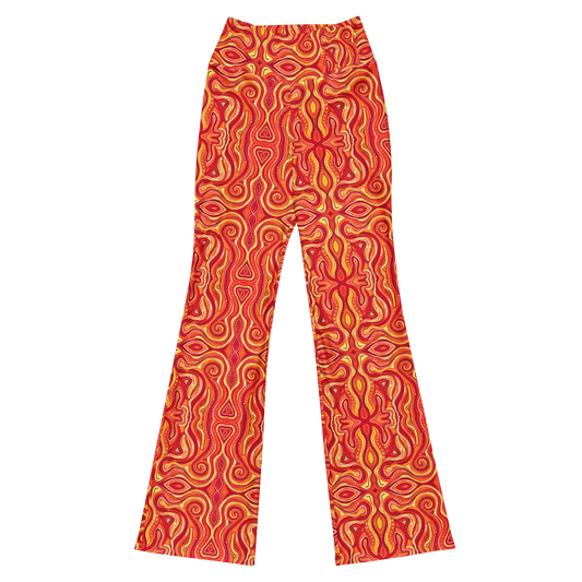 High Waisted Yoga Pants (+Internal Pocket)- "Ember" Design