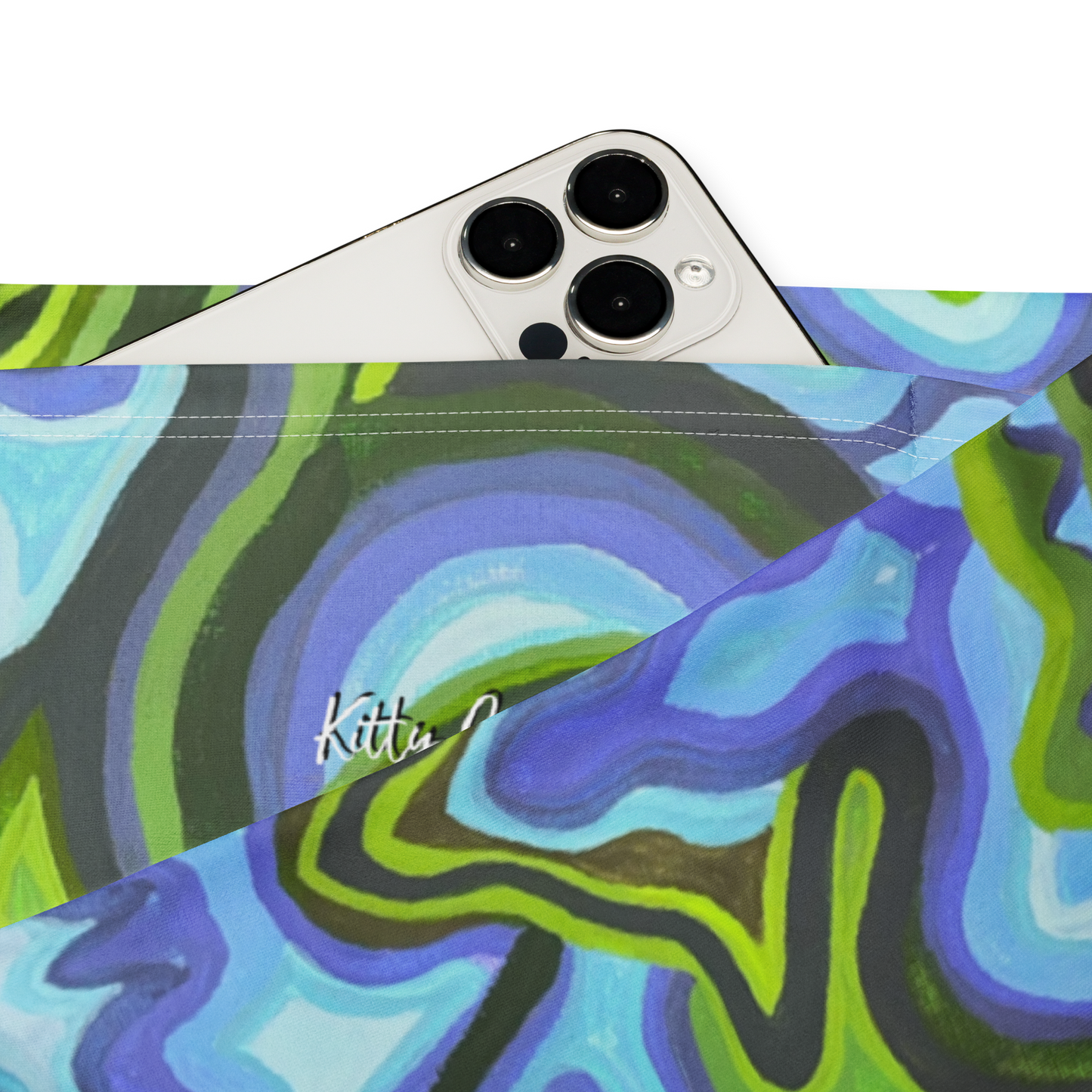 High Waisted Yoga Pants (+Internal Pocket)- "Gaia" Design