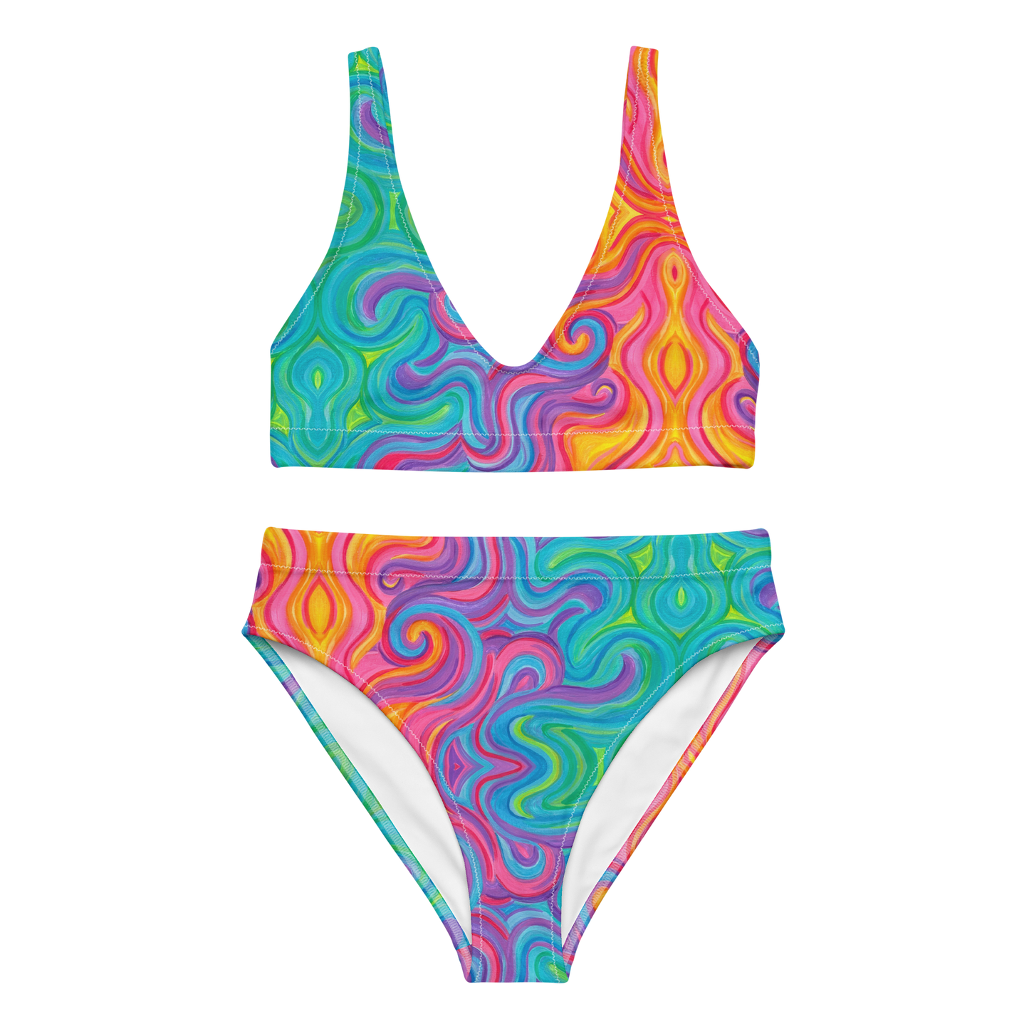 Custom Sized "Elemental" Bikini Set (Ready To Ship)