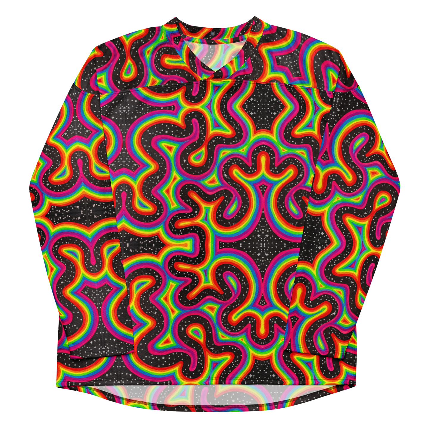 Long Sleeve Jersey- "Rainbow Rovd" Design