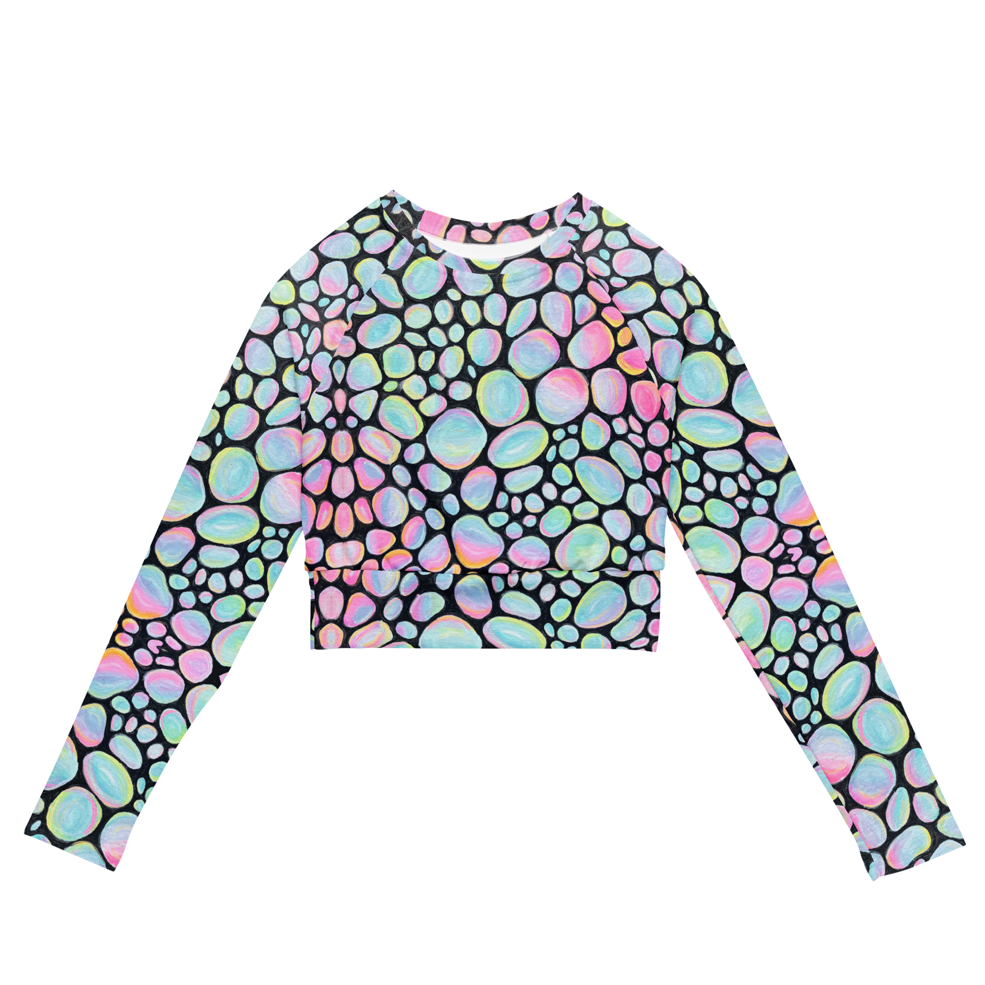 Long Sleeve Crop Top- 