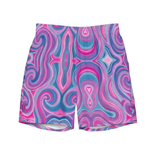 Swim Trunks (+Secret Internal Pocket)- "Mystical" Design