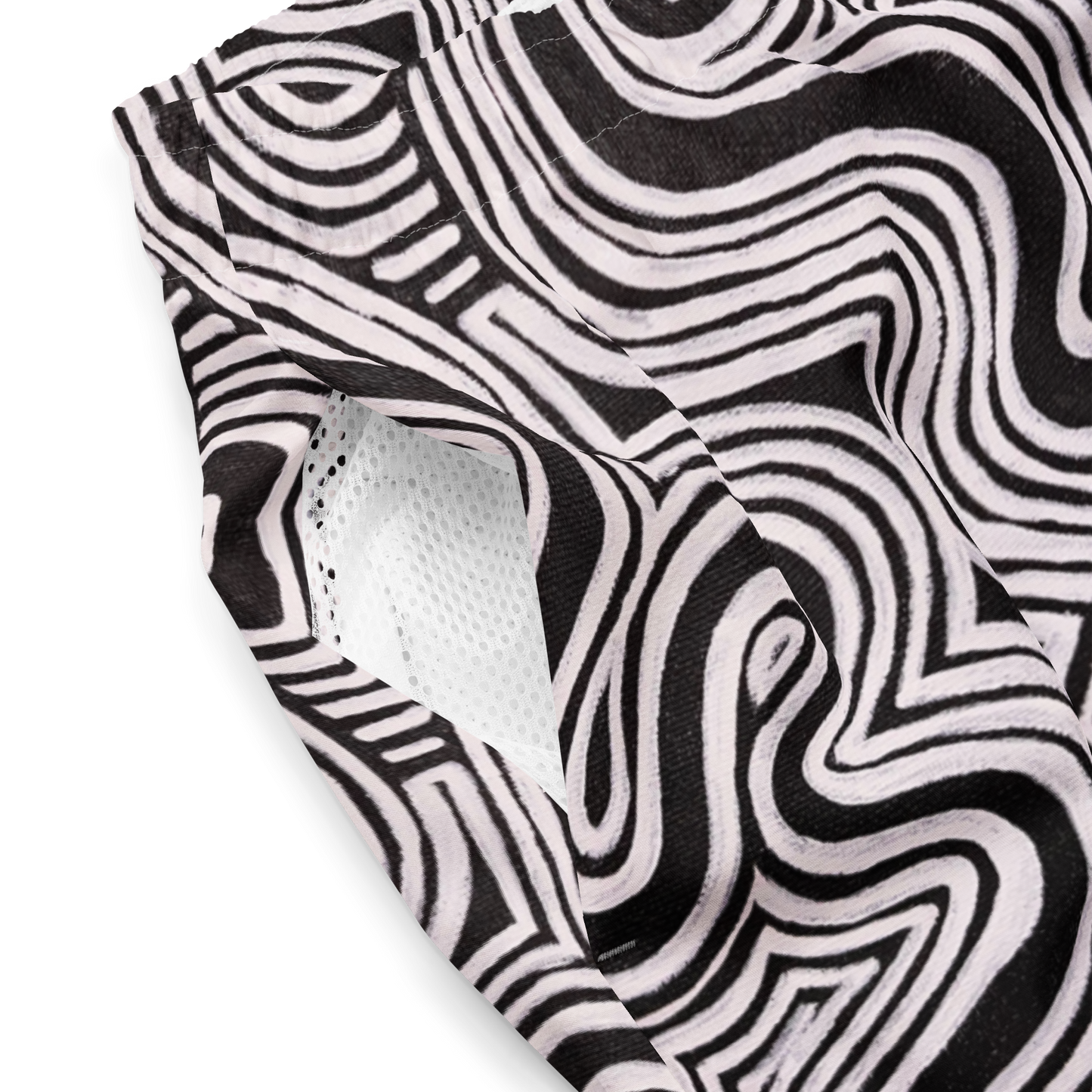 Swim Trunks (+Secret Internal Pocket)- "Record Player" Design