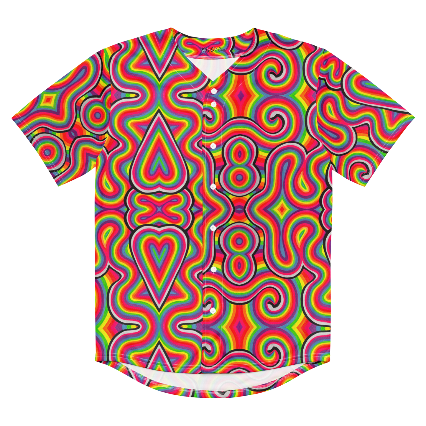 Button Up Jersey- "Dopamine" Design