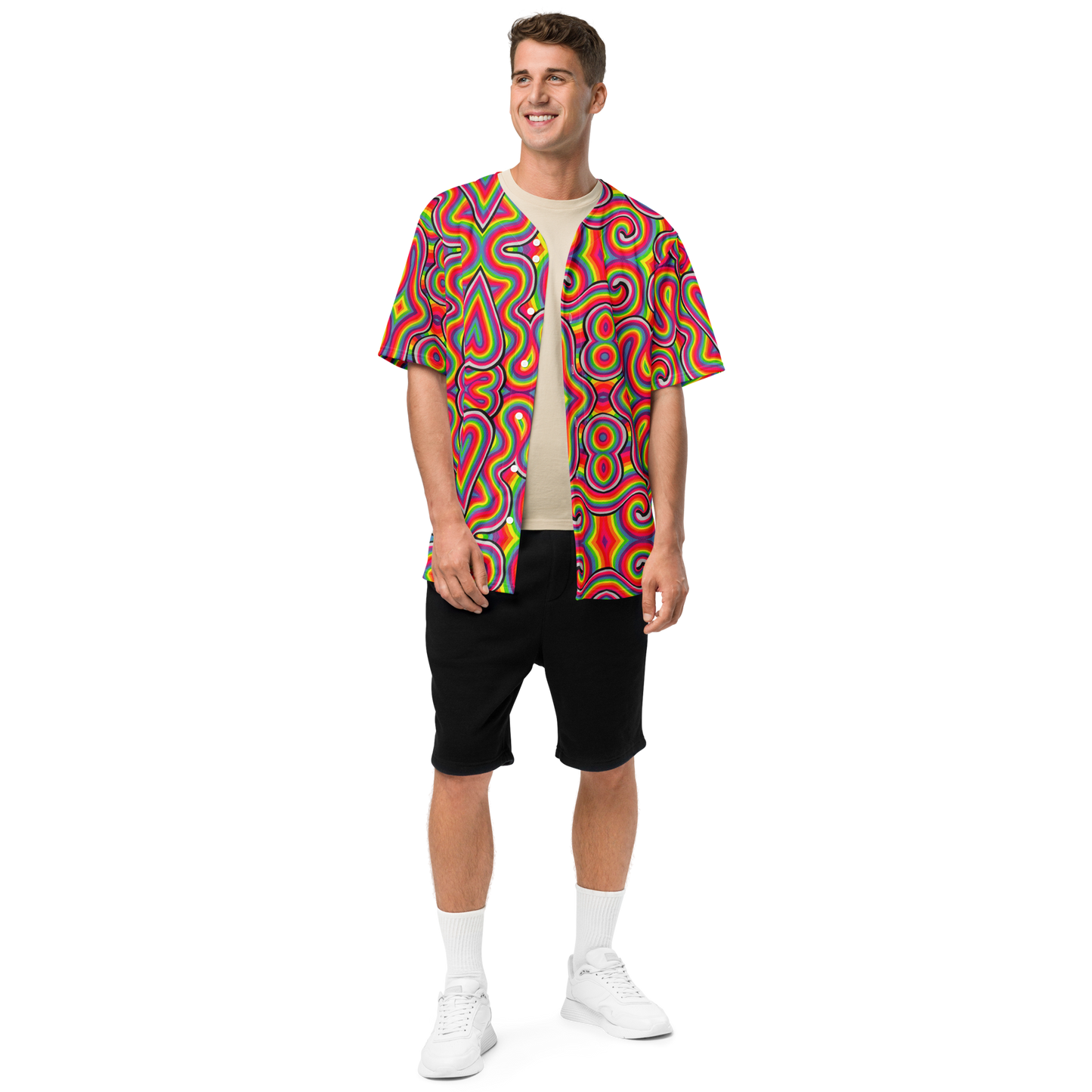 Button Up Jersey- "Dopamine" Design