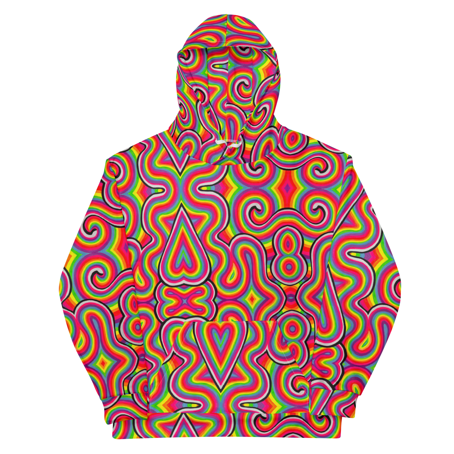 Hooded Sweatshirt- "Dopamine" Design