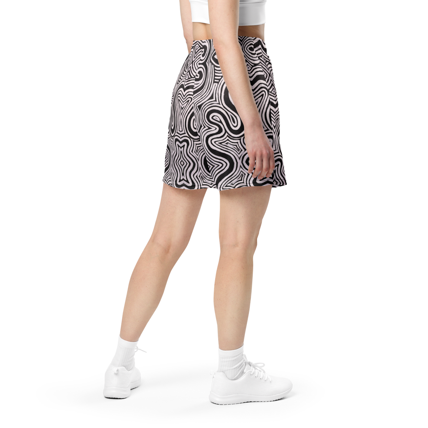 Soft Athletic Shorts- "Record Player" Design