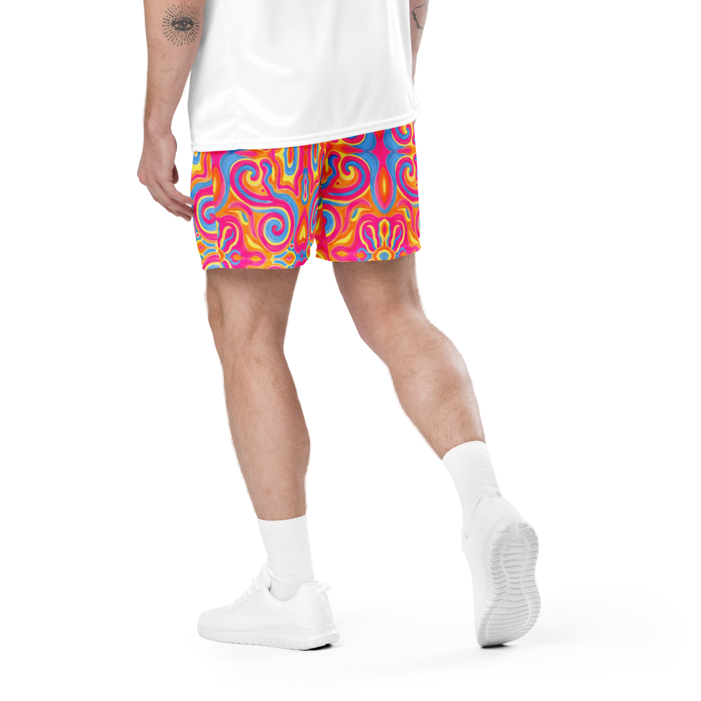 Soft Athletic Shorts- "Magic Stamps" Design