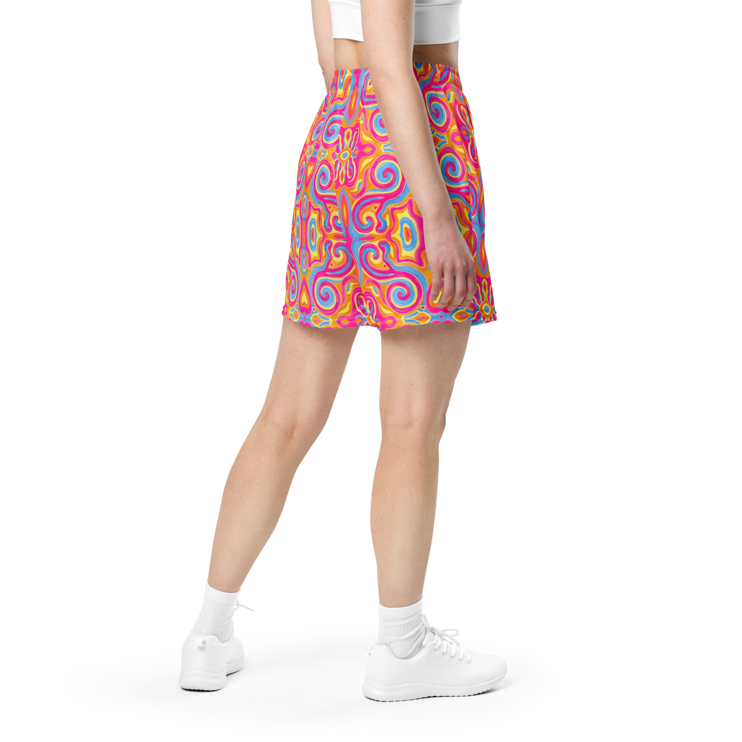 Soft Athletic Shorts- "Magic Stamps" Design