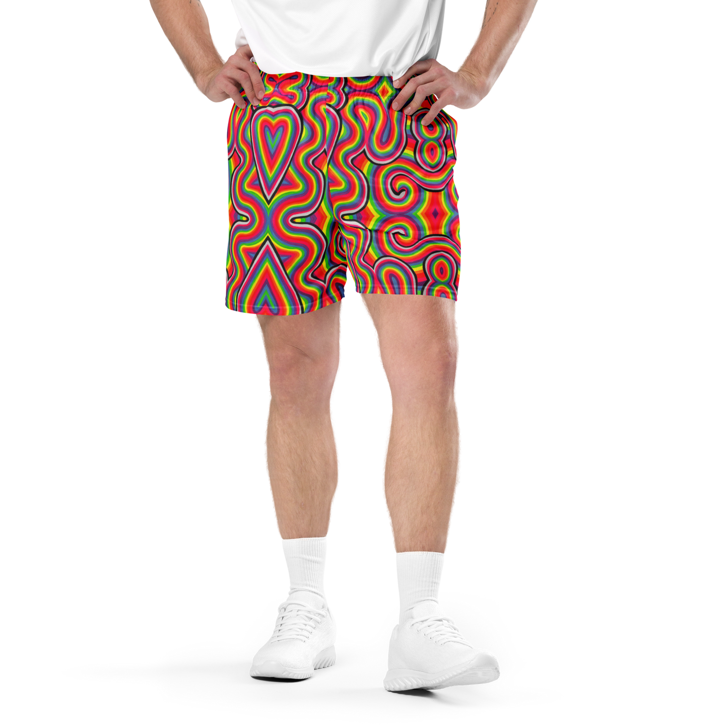 Soft Athletic Shorts- "Dopamine" Design