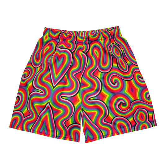 Soft Athletic Shorts- "Dopamine" Design