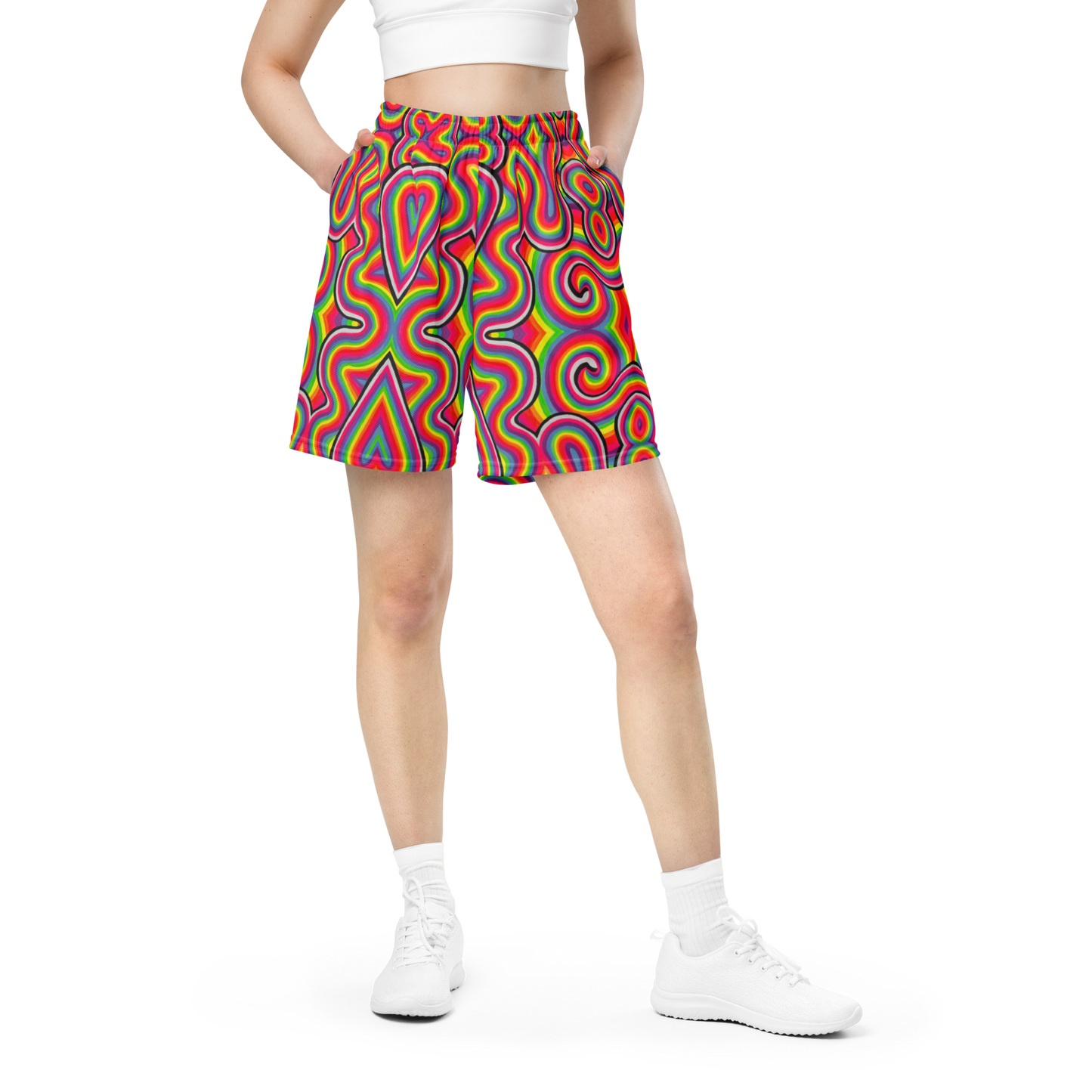 Soft Athletic Shorts- "Dopamine" Design