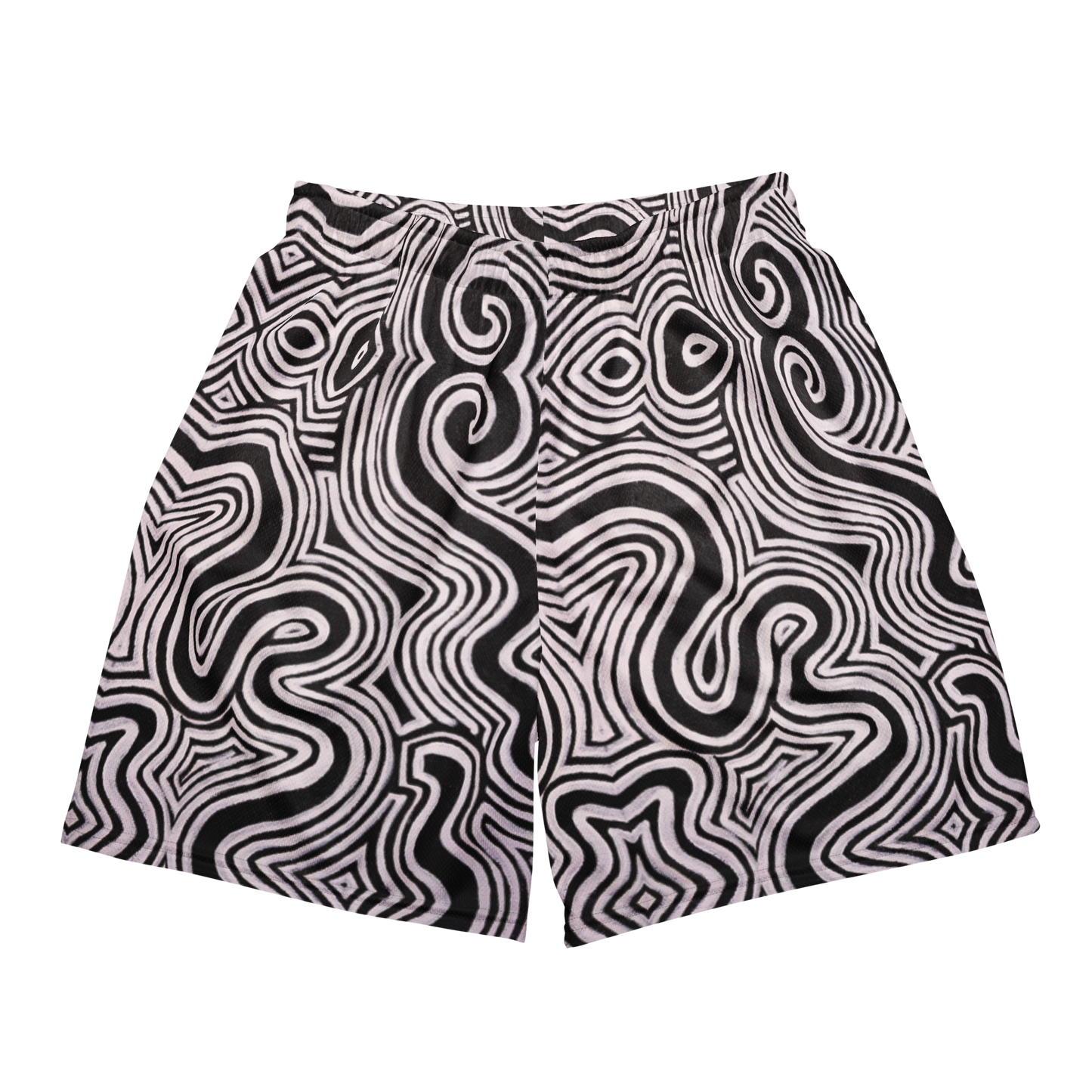 Soft Athletic Shorts- "Record Player" Design