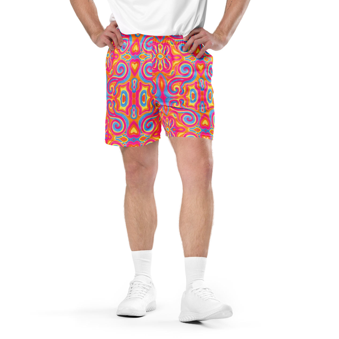 Soft Athletic Shorts- "Magic Stamps" Design