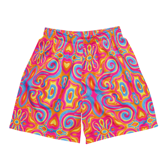 Soft Athletic Shorts- "Magic Stamps" Design