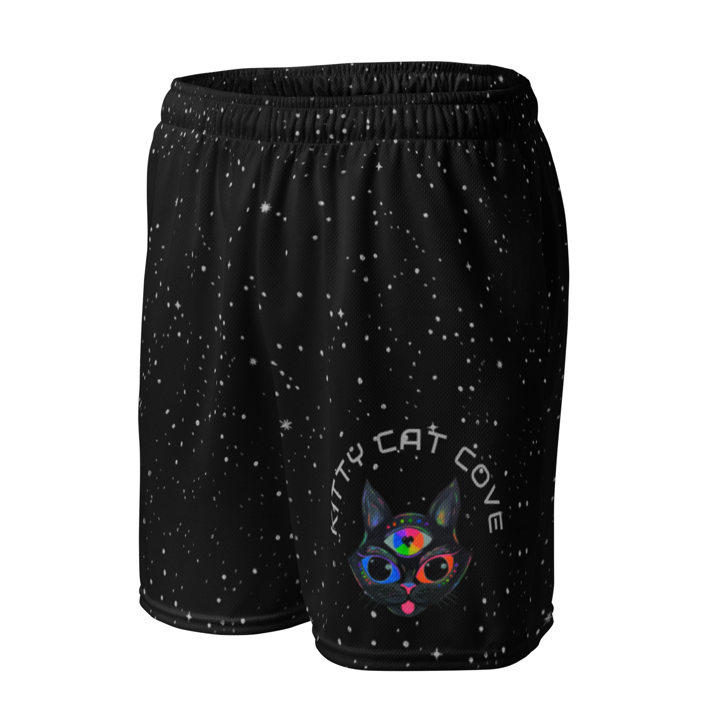 Soft Athletic Shorts- "Kitty Cat Cove" Logo Design