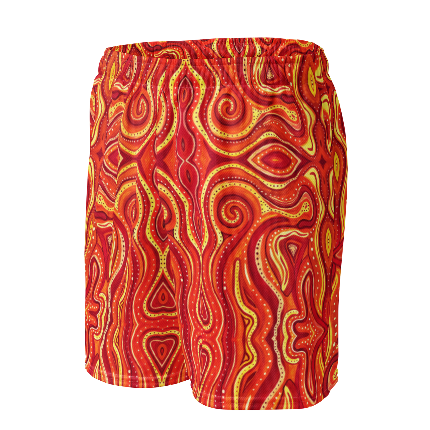 Soft Athletic Shorts- "Ember" Design