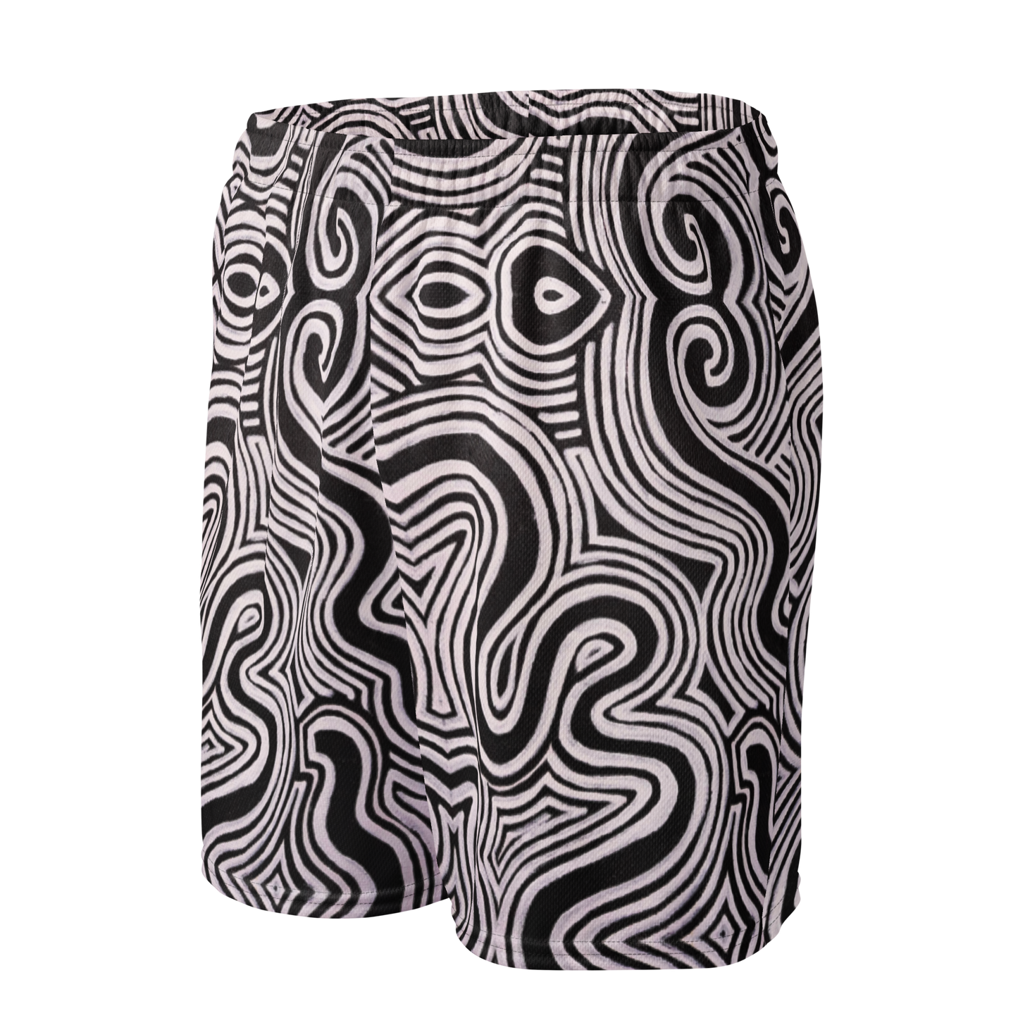 Soft Athletic Shorts- "Record Player" Design