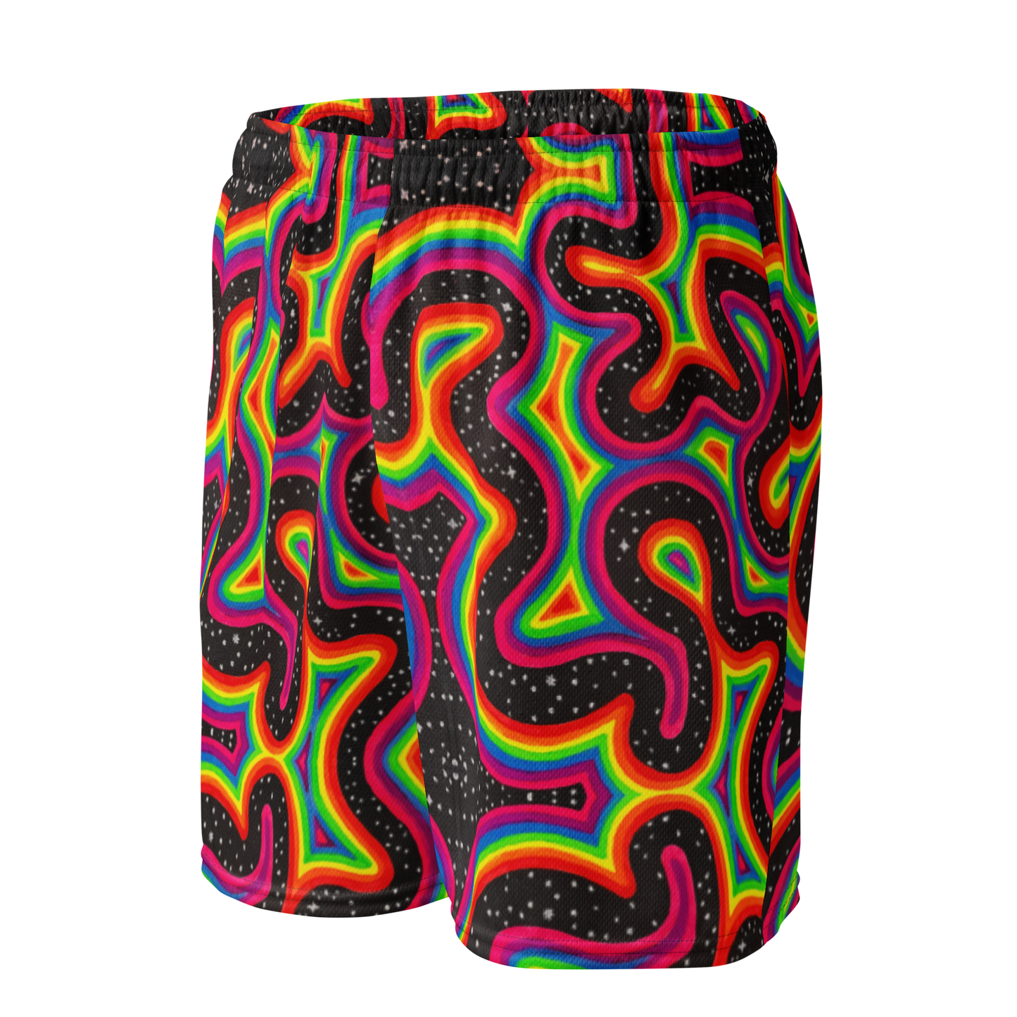 Soft Athletic Shorts- "Rainbow Rovd" Design