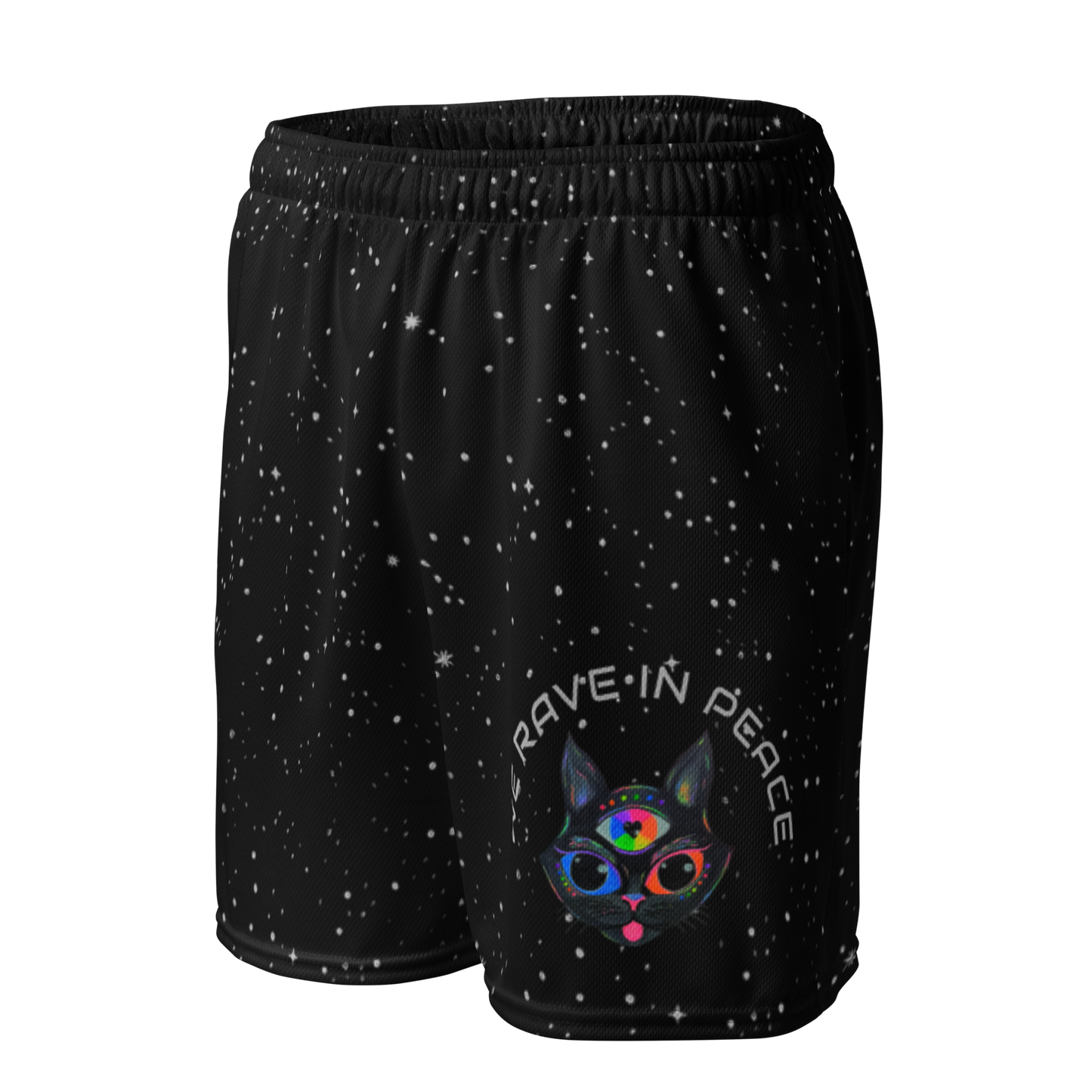 Soft Athletic Shorts- "We Rave In Peace" Design