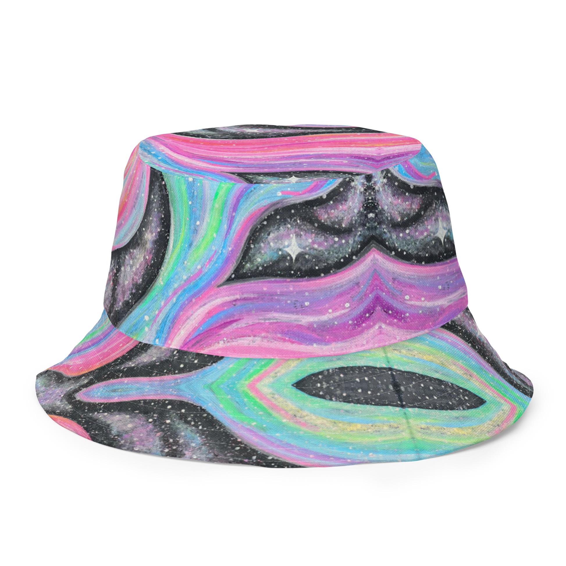 [ LMC]★REVERSIBLE GOTHIC OVAL BUCKET HAT Sydbecs Bucket Hat for Women Men, Reversible Cotton Summer