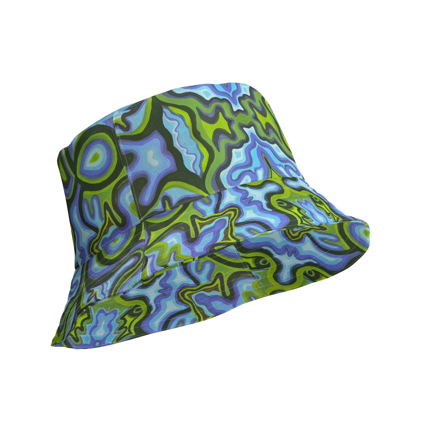 Reversible Bucket Hat- "Gaia" Design