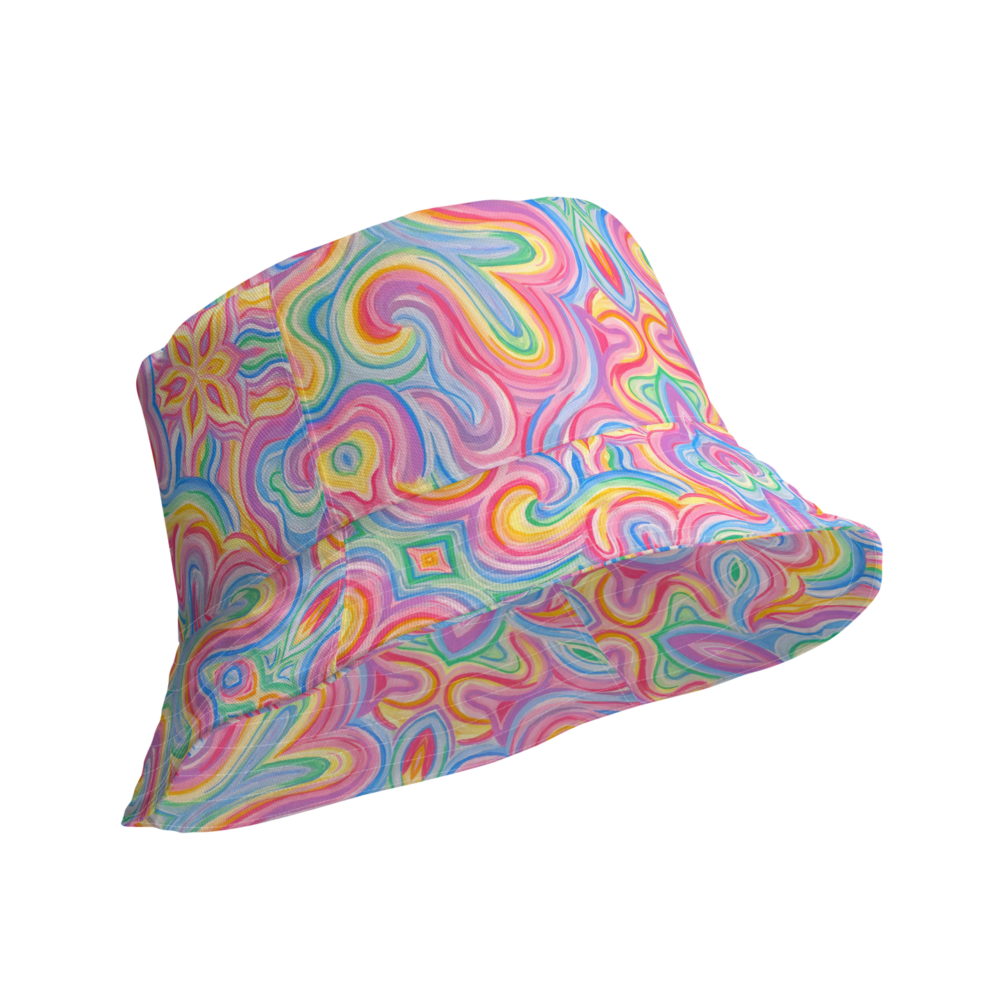 Reversible Bucket Hat- "Unicorn" Design