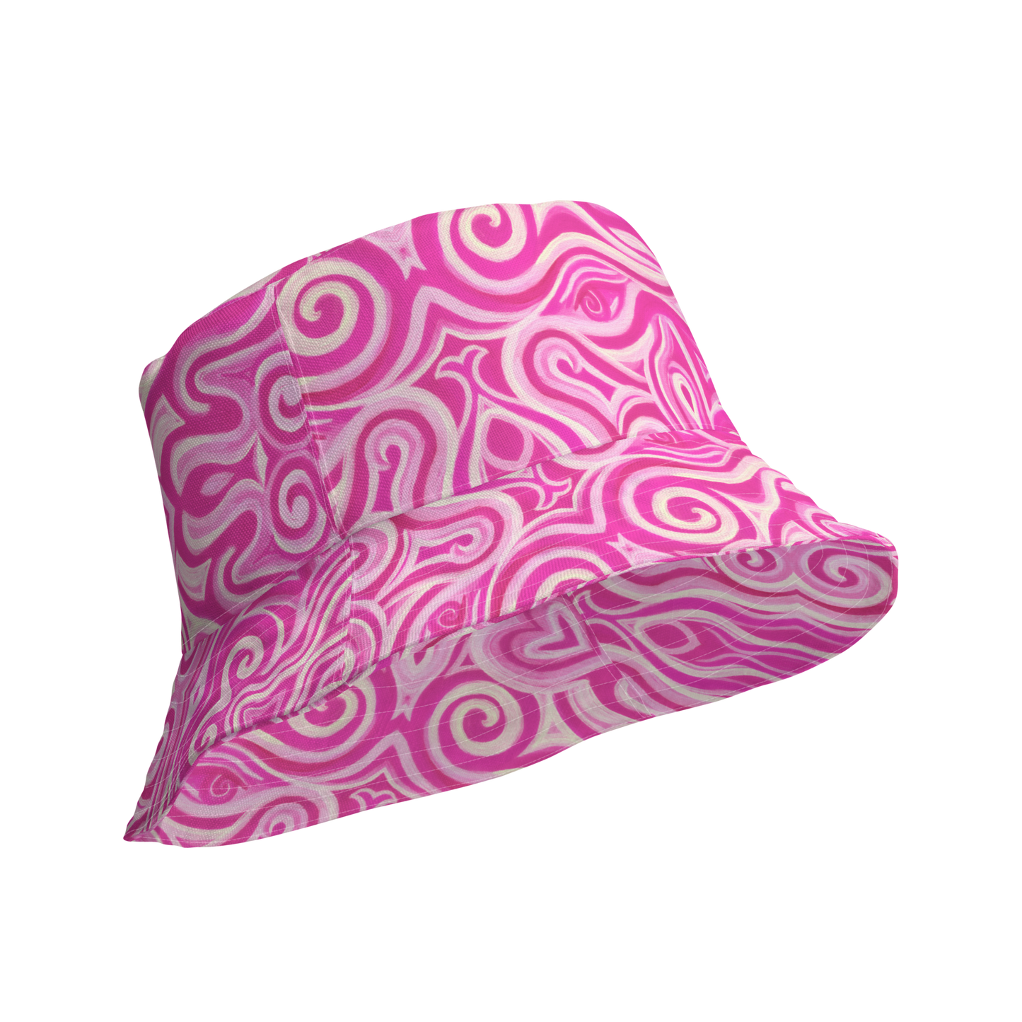 Reversible Bucket Hat- "Princess" Design
