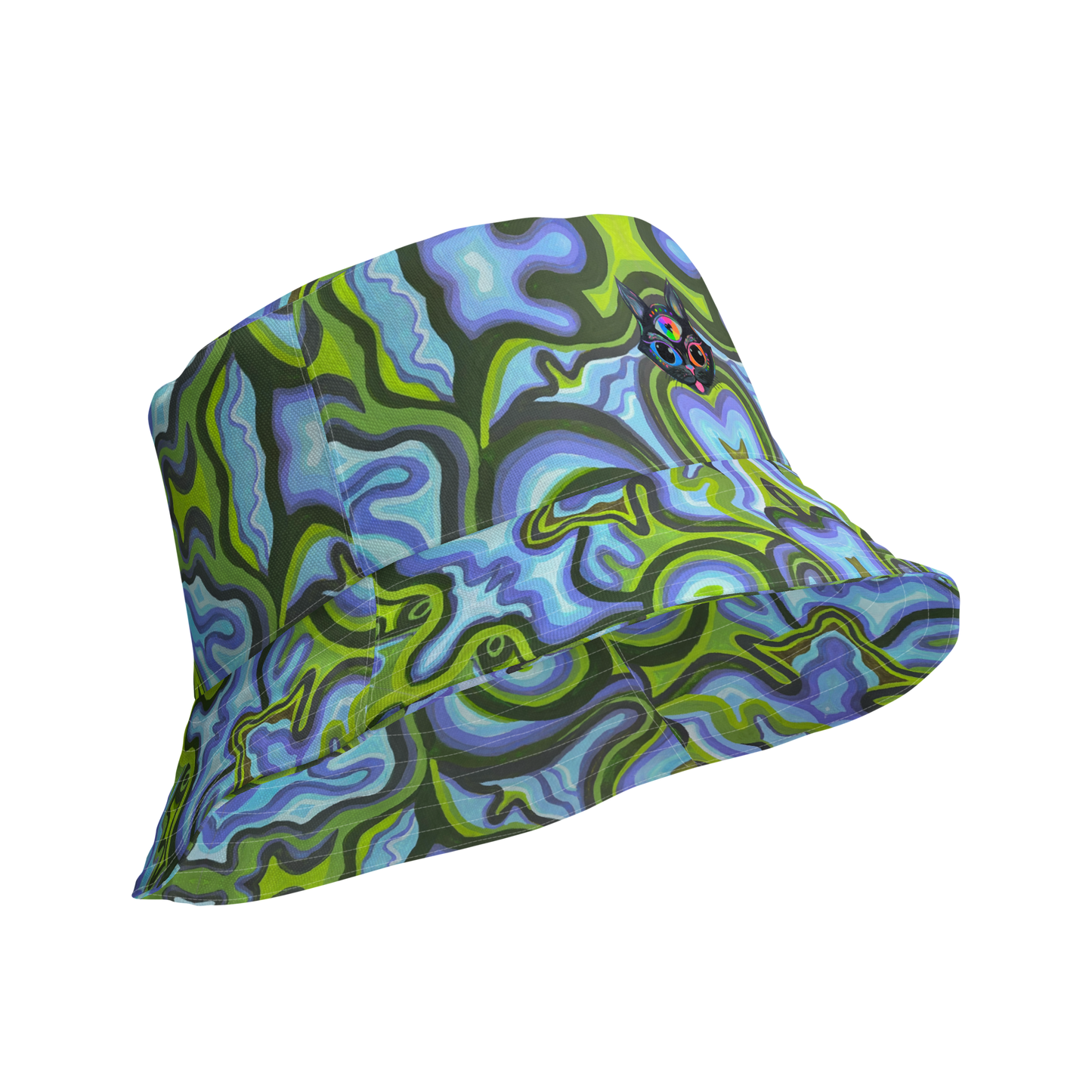 Reversible Bucket Hat- "Gaia" Design
