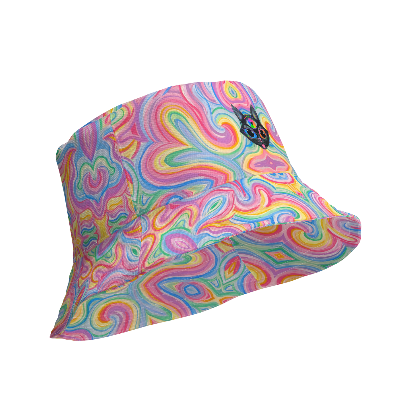 Reversible Bucket Hat- "Unicorn" Design