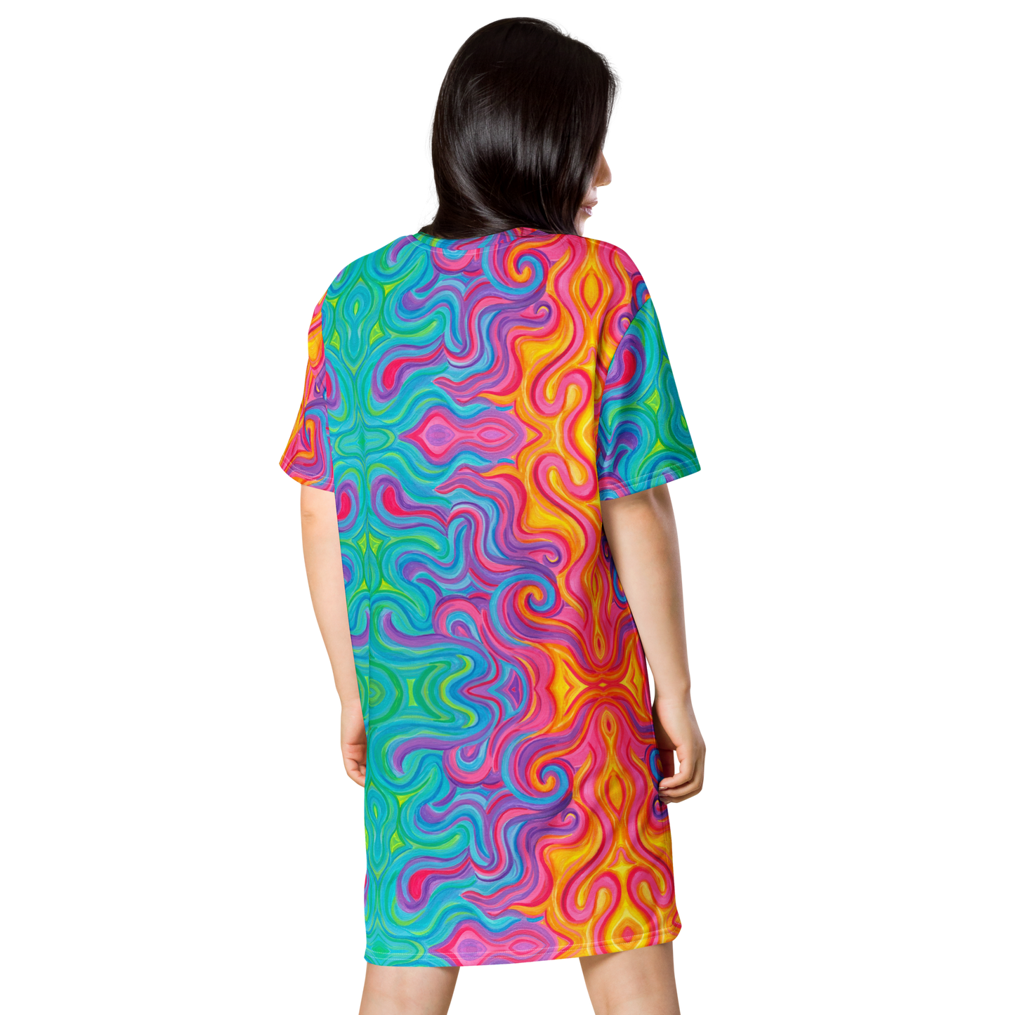 T-Shirt Dress- "Elemental" Design