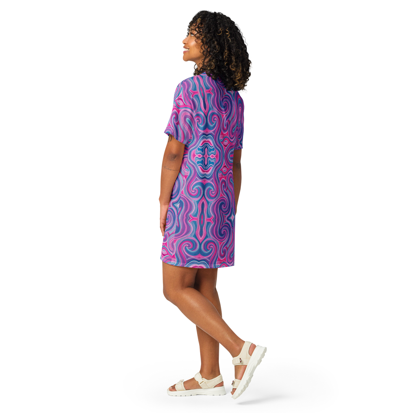 T-Shirt Dress- "Mystical" Design