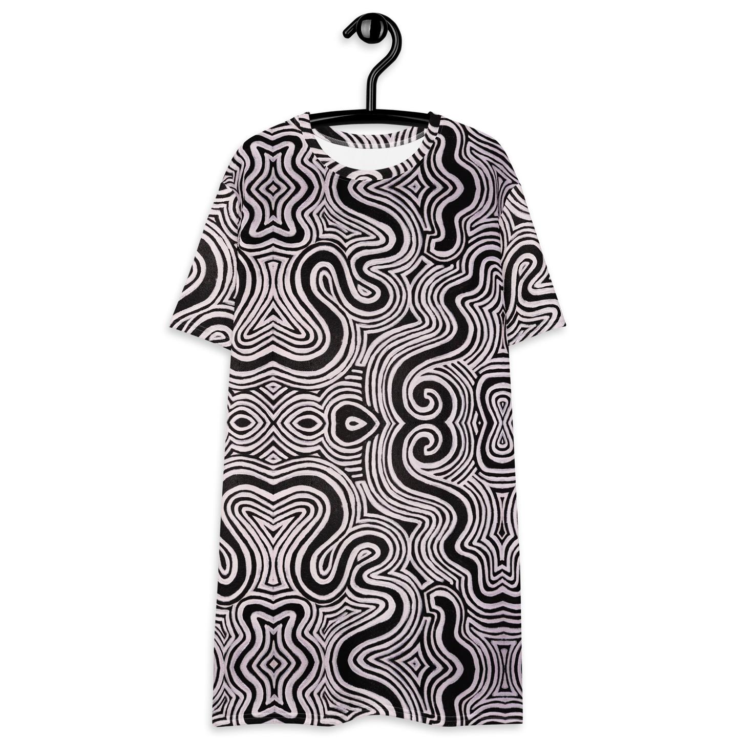 T-Shirt Dress- "Record Player" Design