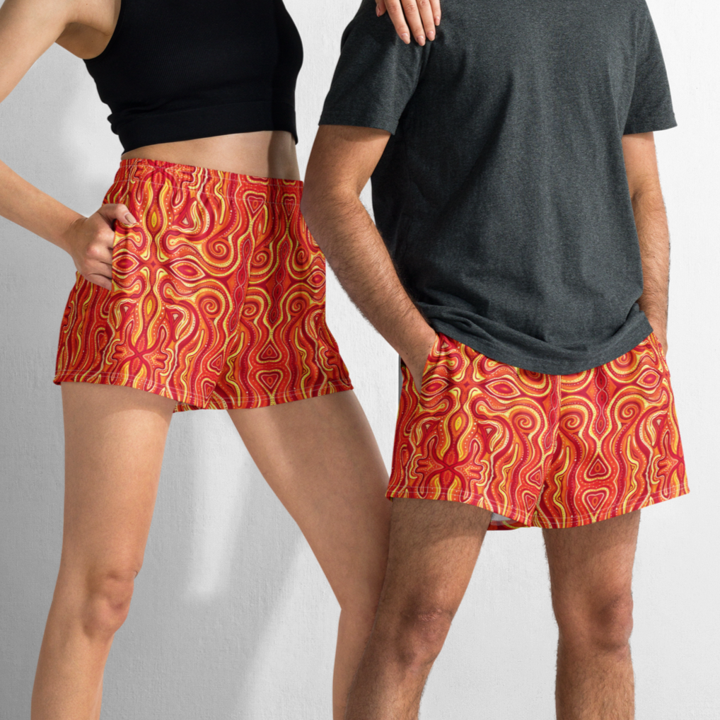 Running Shorts- "Ember" Design