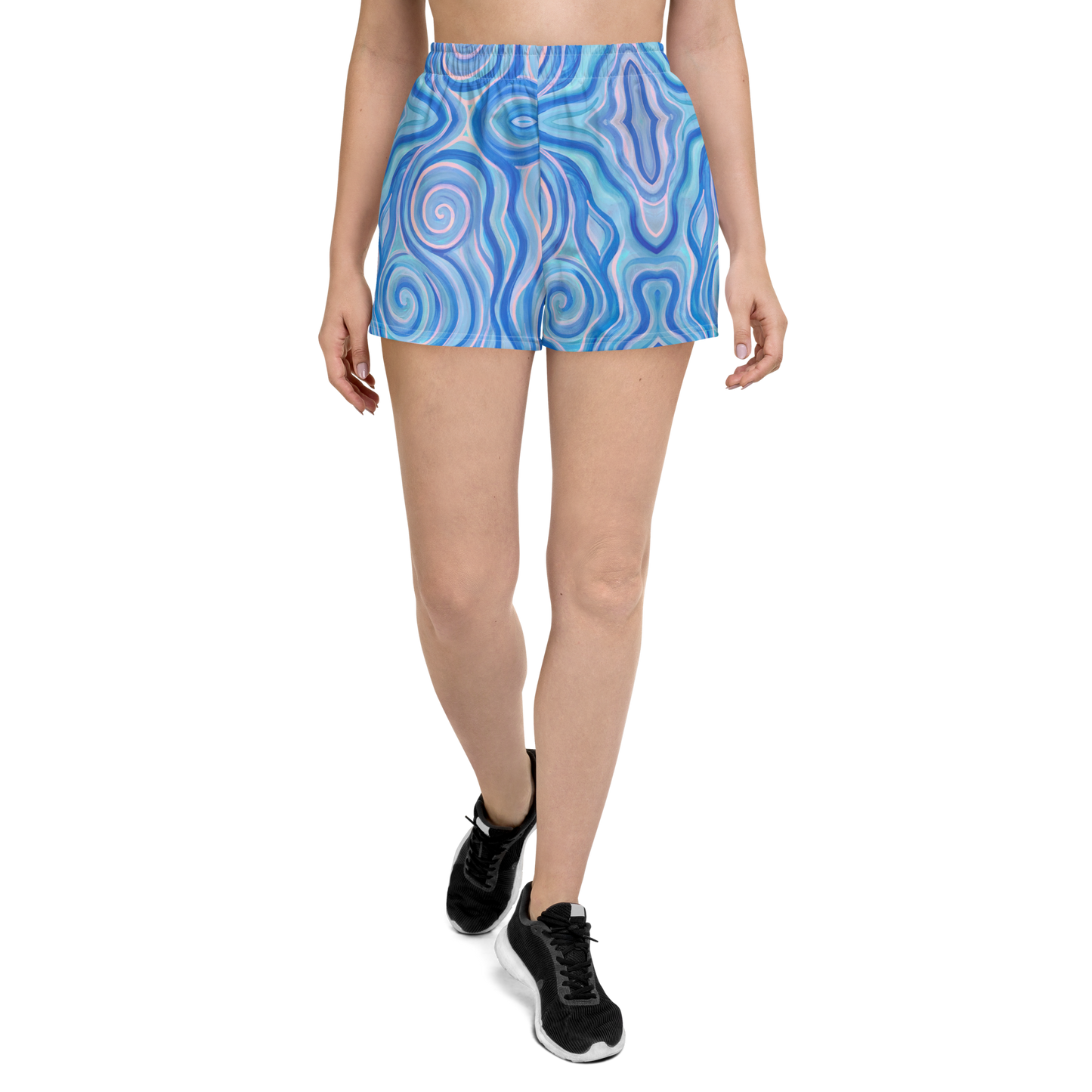 Running Shorts- "Aqua" Design