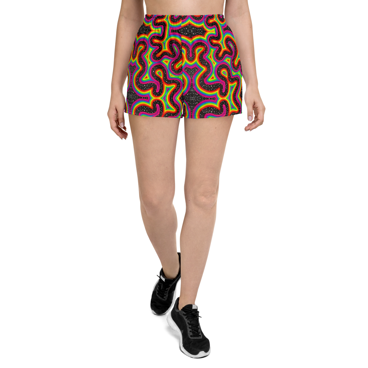 Running Shorts- "Rainbow Rovd" Design