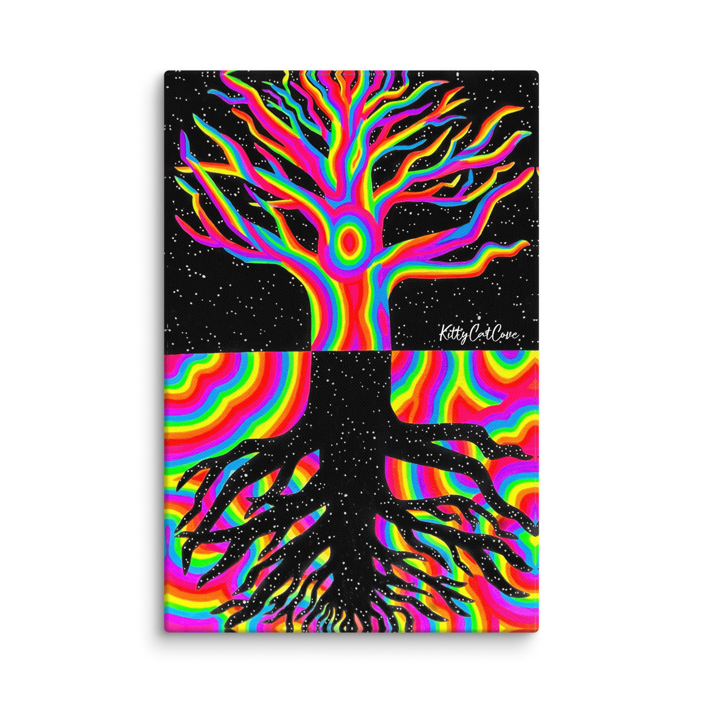 Hand-Painted "As Above So Below" Artwork (Canvas)