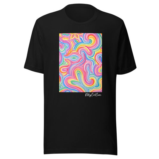 "Unicorn" Hand-Painted Art Print T-Shirt